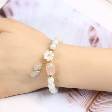 White Jade Serenity Bracelet-Your Soul Place